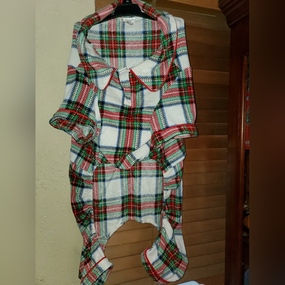 Dog flannel/pajamas size XL